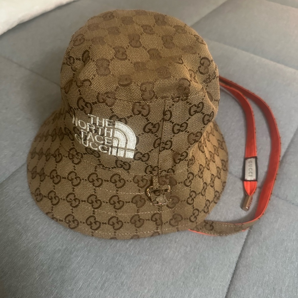 Gucci x TNF Monogram Bucket Hat